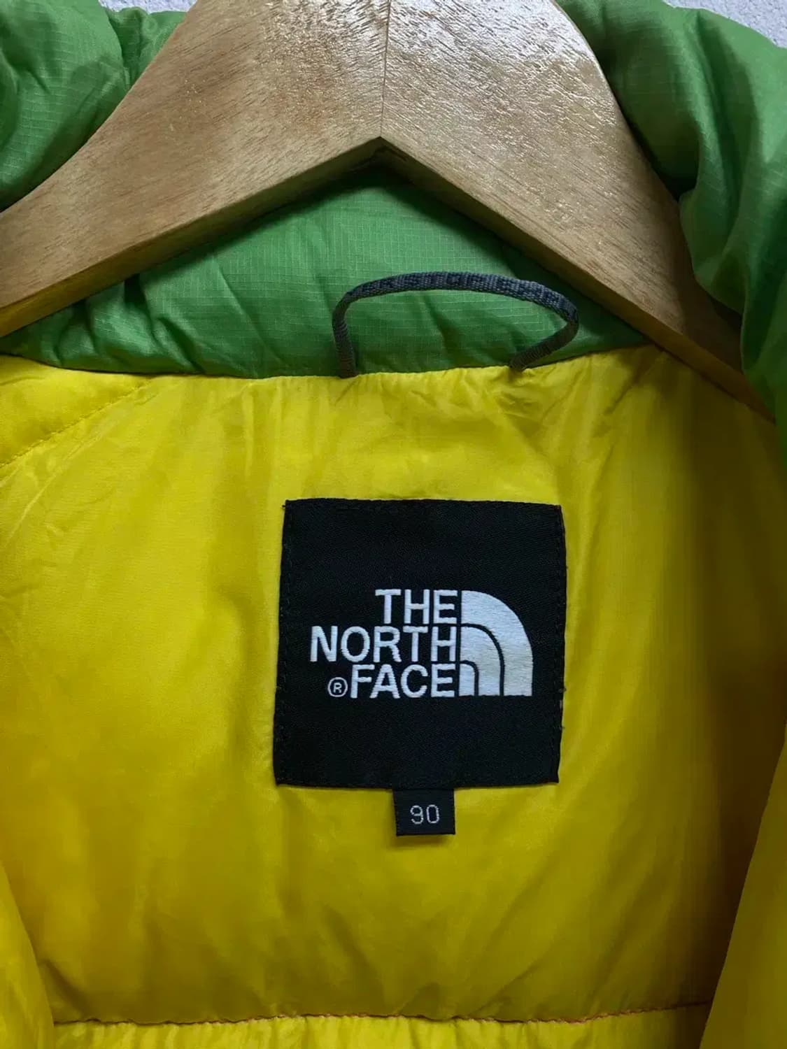 [희귀템] 노스페이스 그린핑크 눕시 700 빈티지 패딩-90 상품이미지6