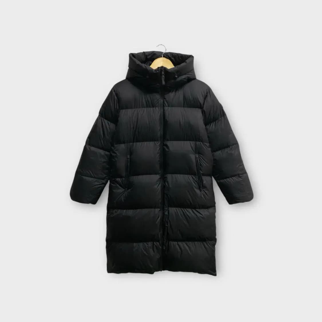 아이더 Eider 구스 블랙 롱패딩-165이상/성인S 상품이미지1