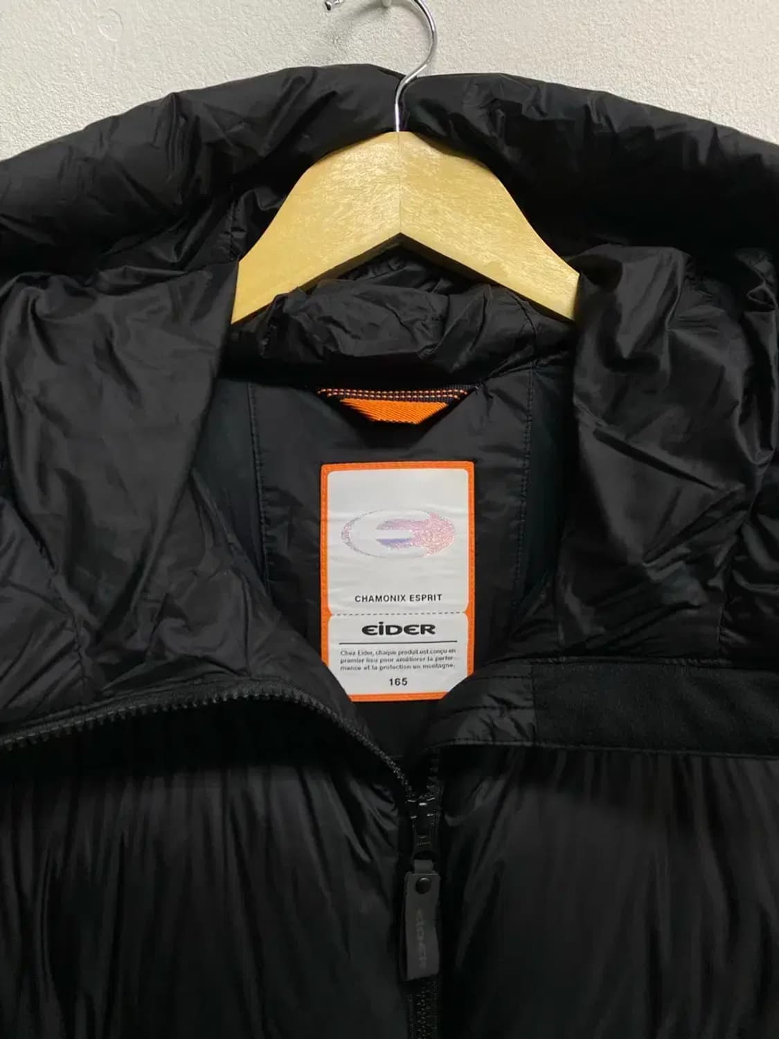 아이더 Eider 구스 블랙 롱패딩-165이상/성인S 상품이미지6