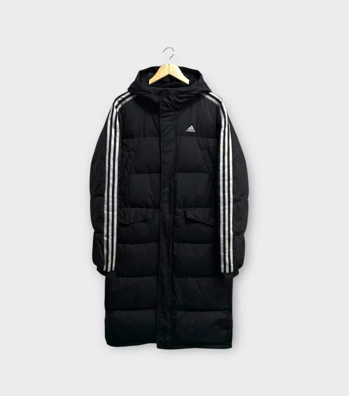 아디다스 3선 롱 다운 패딩 L 상품이미지1