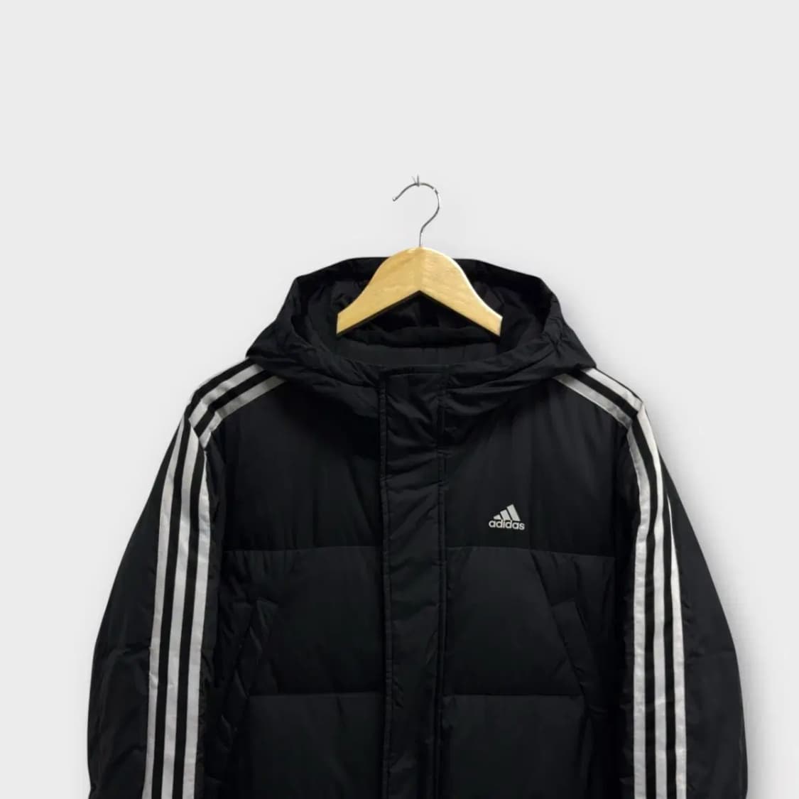 아디다스 3선 롱 다운 패딩 L 상품이미지2