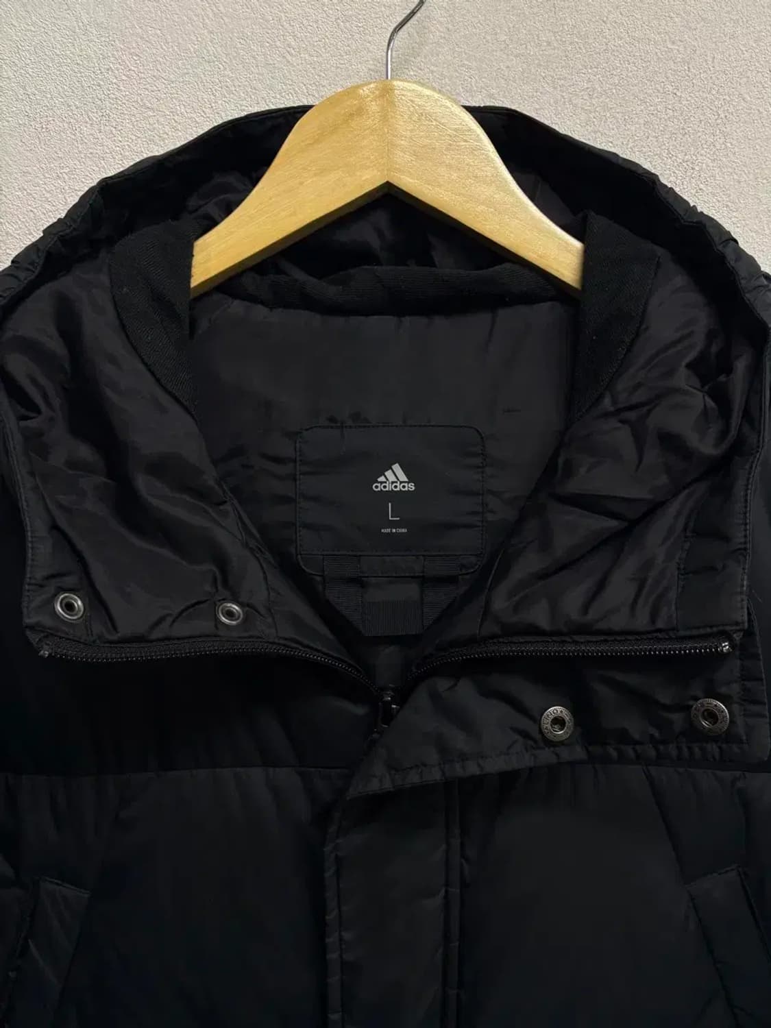 아디다스 3선 롱 다운 패딩 L 상품이미지4