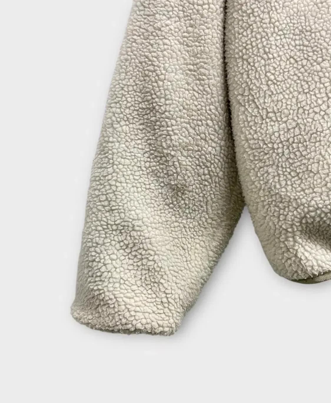 뉴발란스  NB 아이보리 뽀글이 집업 M 상품이미지5