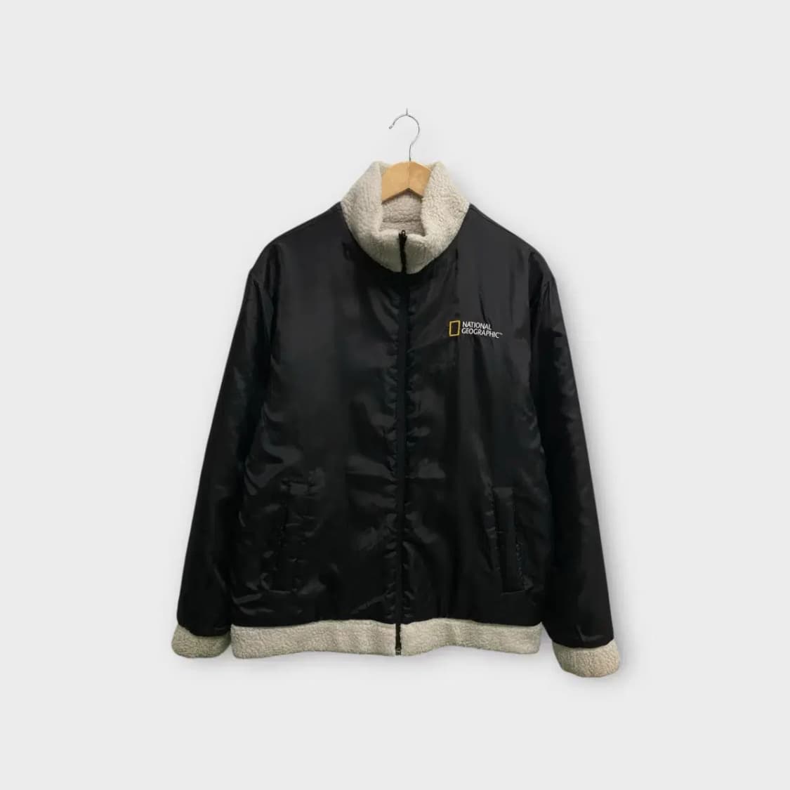 내셔널지오그래픽 리버시블 뽀글이 자켓 L 상품이미지2