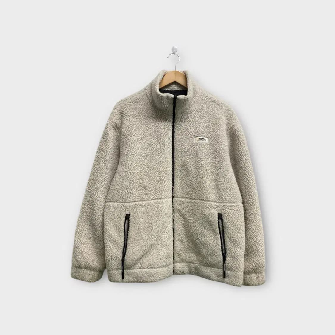 내셔널지오그래픽 리버시블 뽀글이 자켓 L 상품이미지3