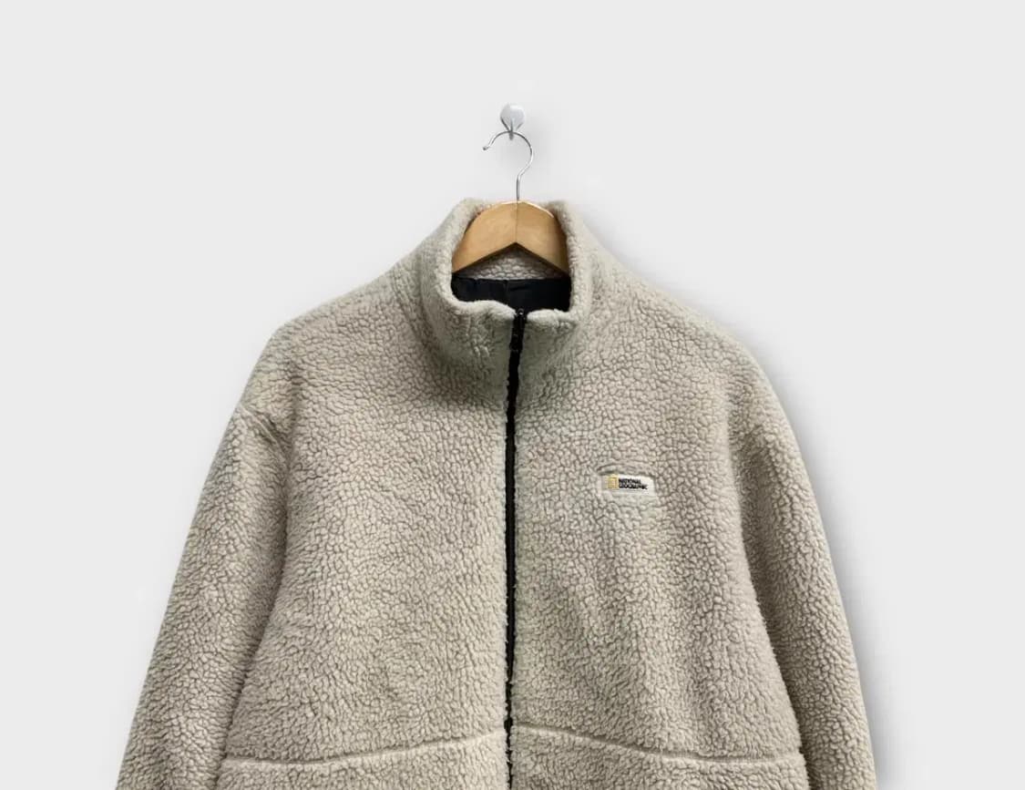 내셔널지오그래픽 리버시블 뽀글이 자켓 L 상품이미지5