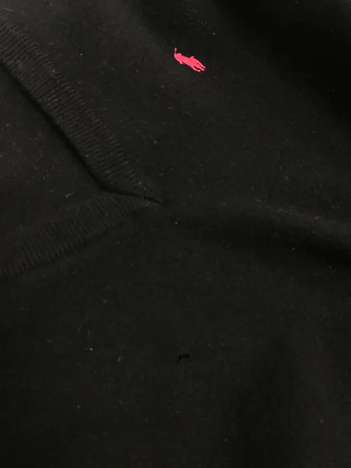 폴로랄프로렌 브이넥 블랙 니트 L-XL 상품이미지5