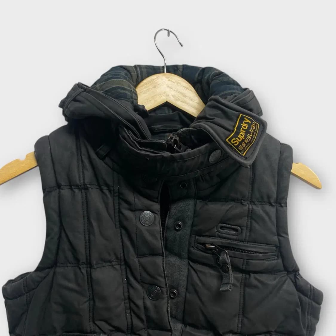 슈퍼드라이 Superdry Motorcycle 빈티지 패딩조끼S 상품이미지3