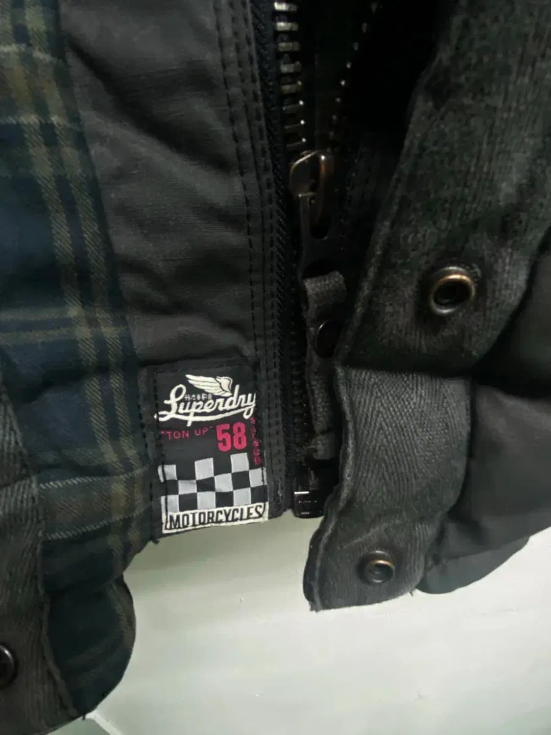 슈퍼드라이 Superdry Motorcycle 빈티지 패딩조끼S 상품이미지7