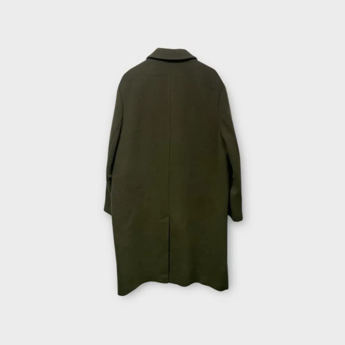 [새상품] 비슬로우 스탠다드 카키 롱코트 XL 상품이미지3