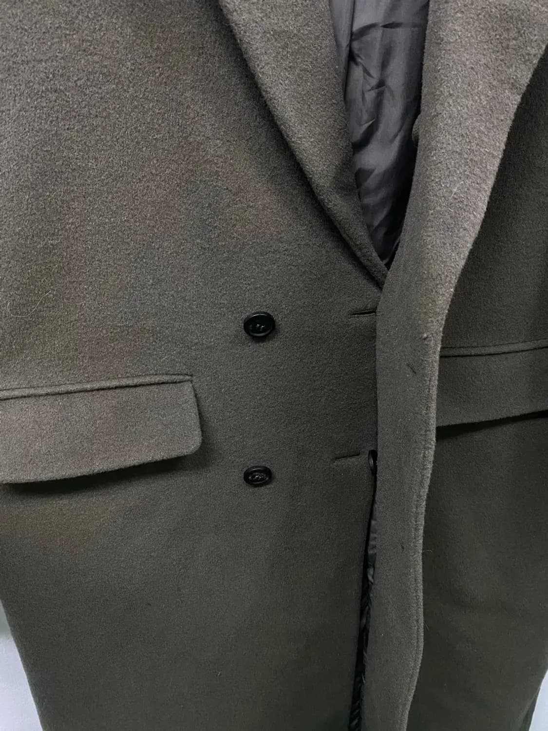 [새상품] 비슬로우 스탠다드 카키 롱코트 XL 상품이미지5