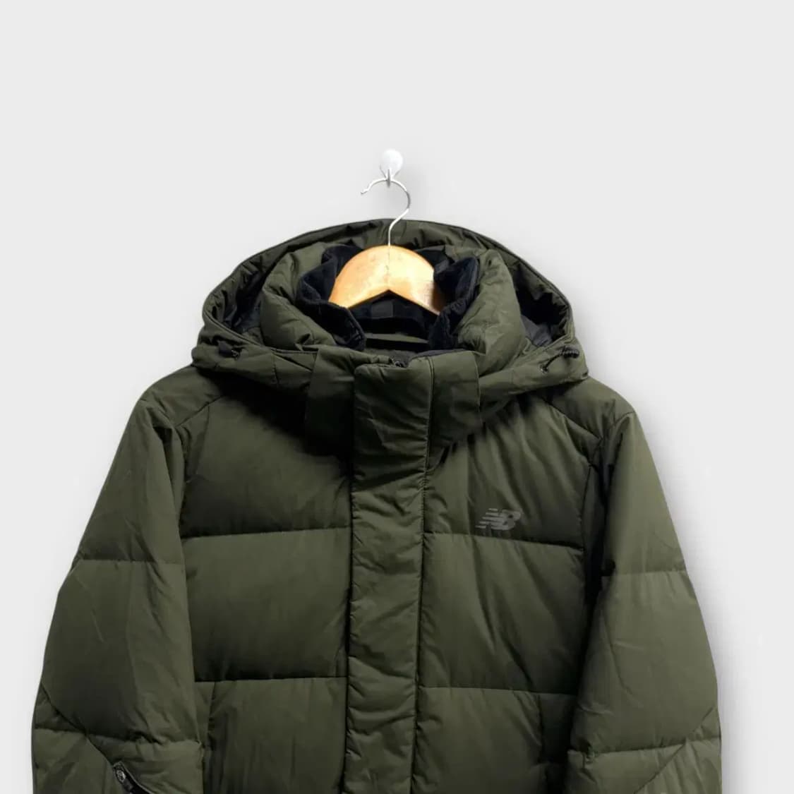 뉴발란스 NB 카키색 롱패딩 90 상품이미지2