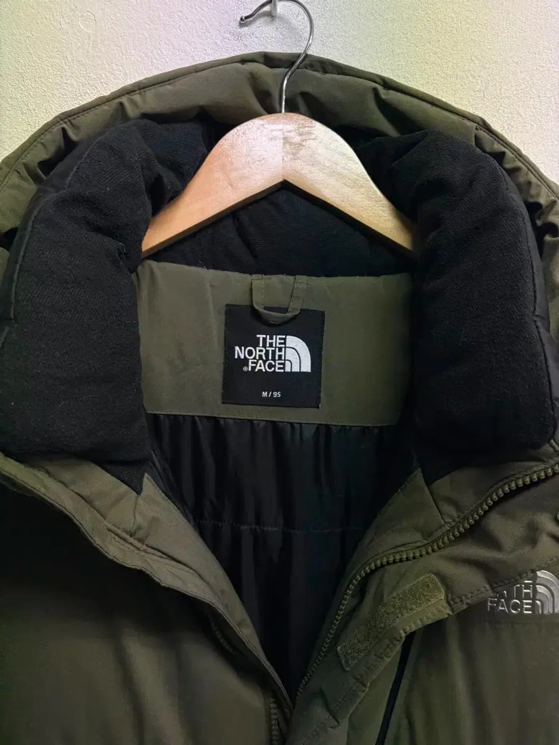 노스페이스 스키 다운코트 카키 구스패딩 95 상품이미지5