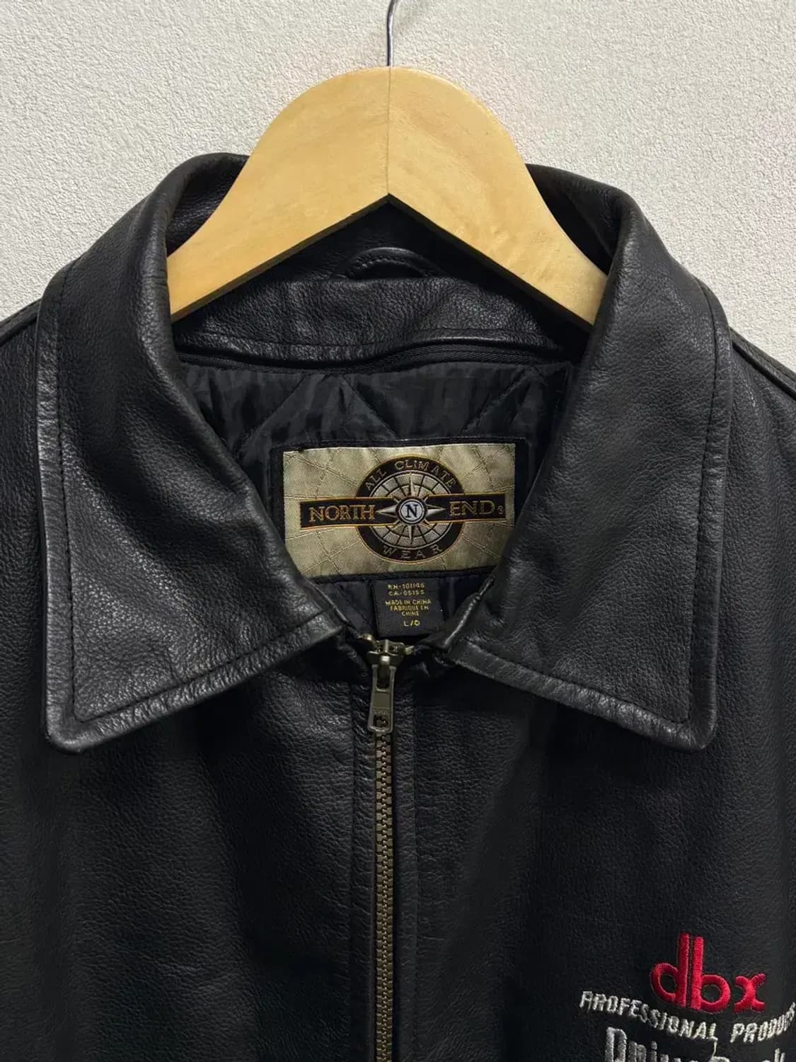 NORTH ENT 빈티지 레더자켓 L 상품이미지4