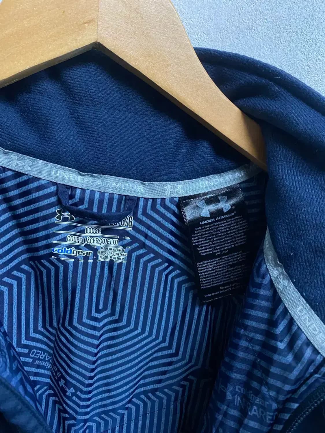 언더아머 토트넘 홋스퍼 네이비 패딩 L 상품이미지6