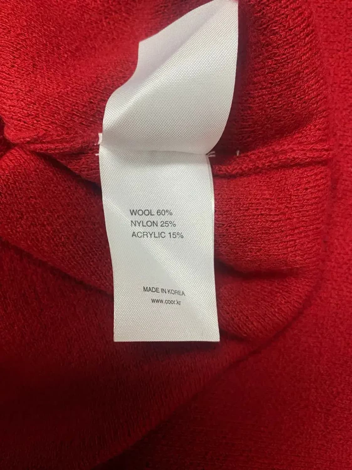 쿠어 coor 라운드 울 니트 L 상품이미지6