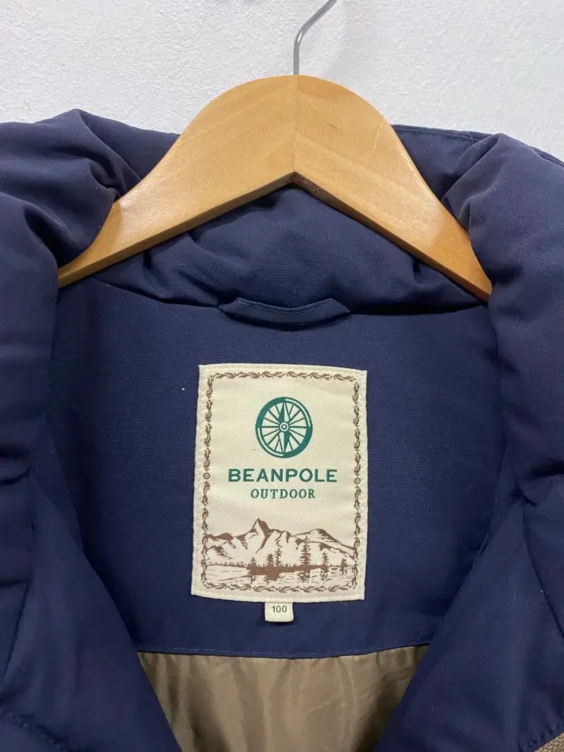 빈폴 네이비 후드 패딩 점퍼L 상품이미지5