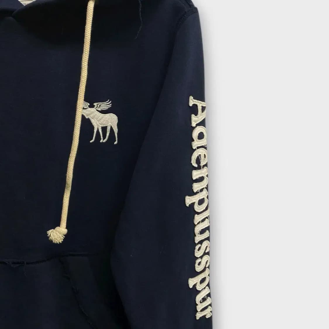 아베크롬비 네이비 후드티 L 상품이미지3