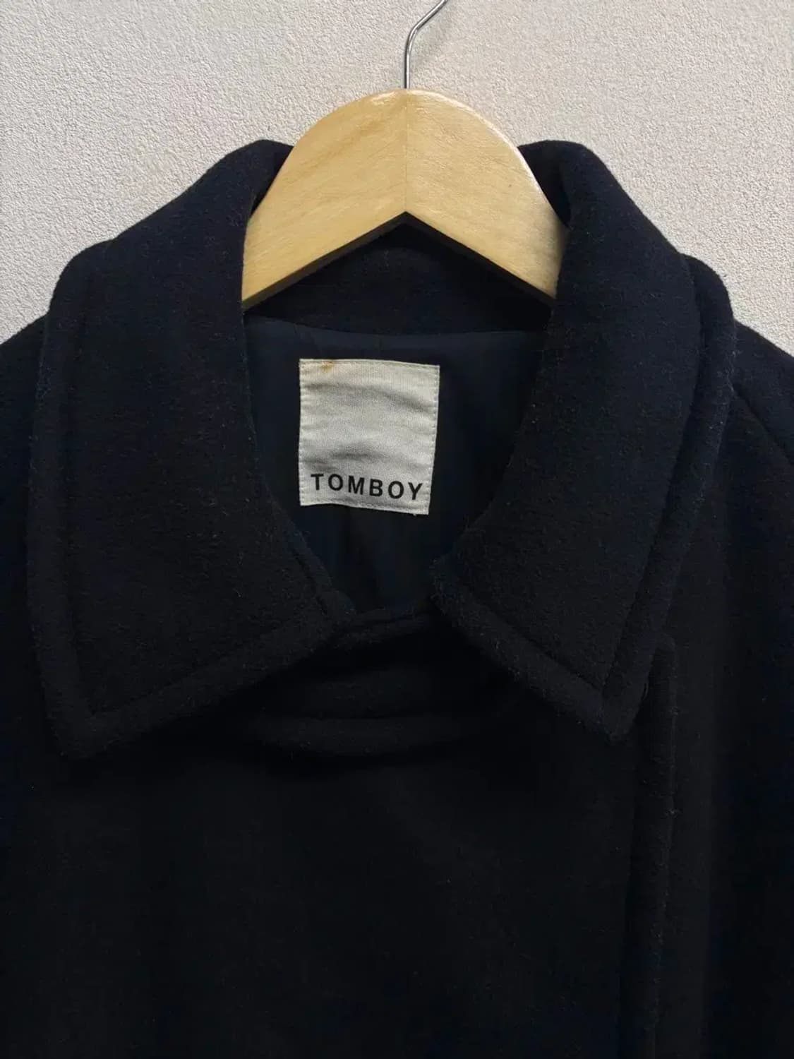 톰보이 진네이비 울코트 free 상품이미지4