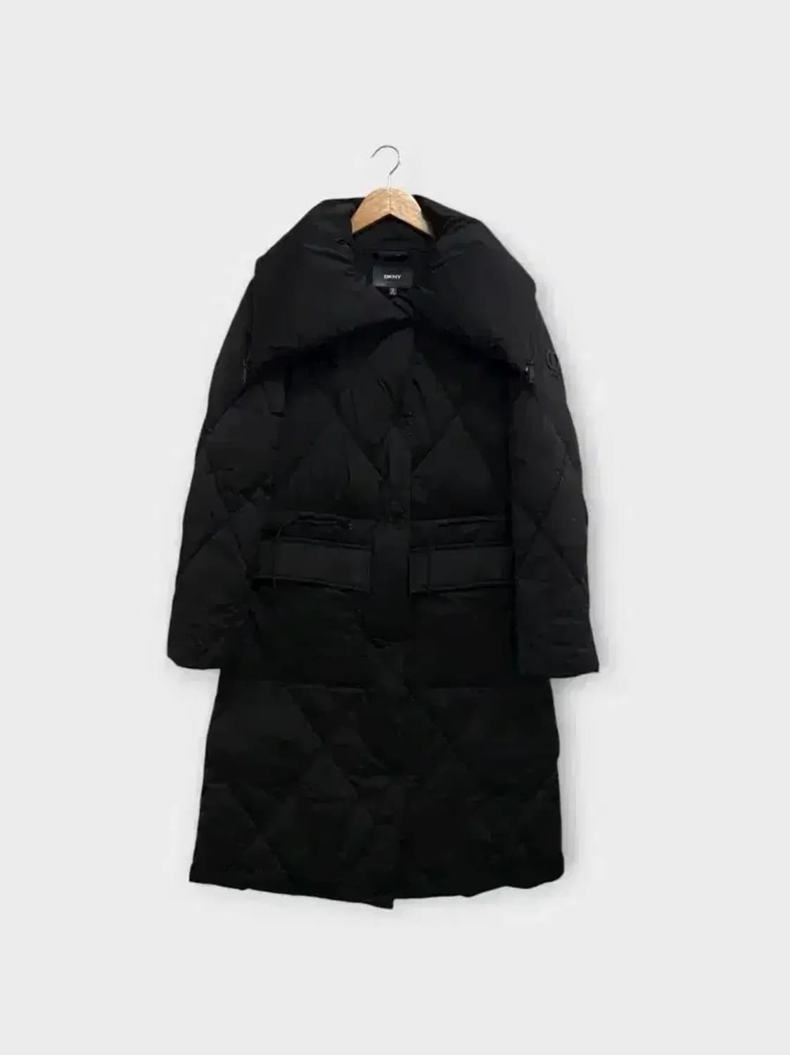 DKNY 다이아몬드 퀼팅 패딩 코트 XS-S 상품이미지1