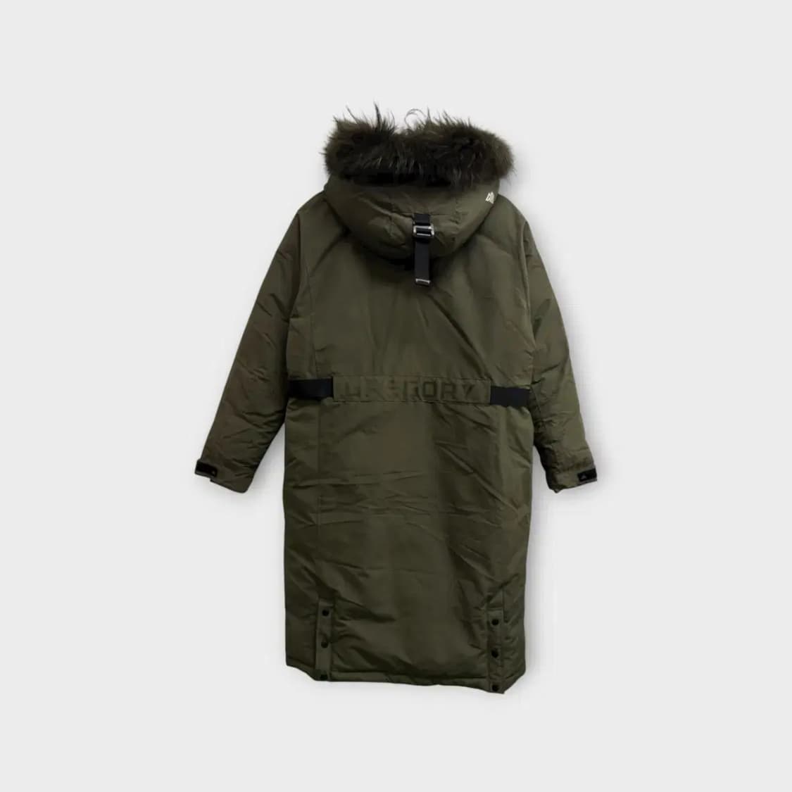 그레고리 GREGORY 카키색 벨트 롱 패딩 M 상품이미지3