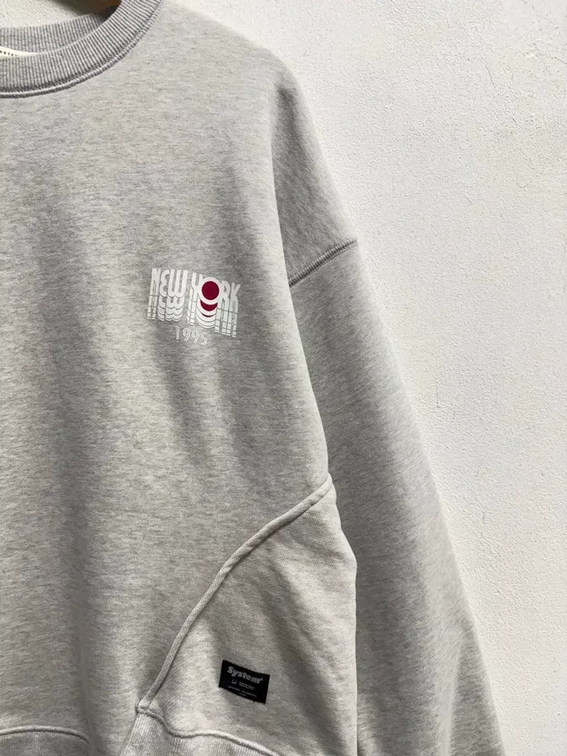 시스템 SYSTEM 데일리 절개 맨투맨 Free 상품이미지7