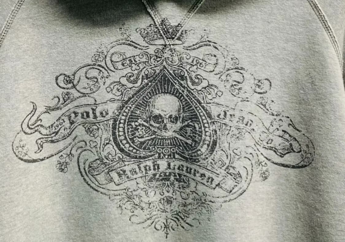 폴로 스컬 후드티 XL 상품이미지3