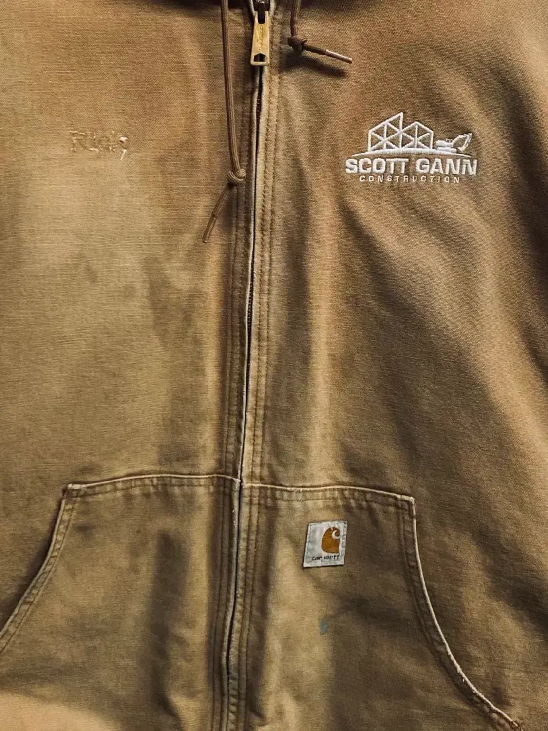 칼하트 J131 액티브 카멜 후드 점퍼 2XL 상품이미지3