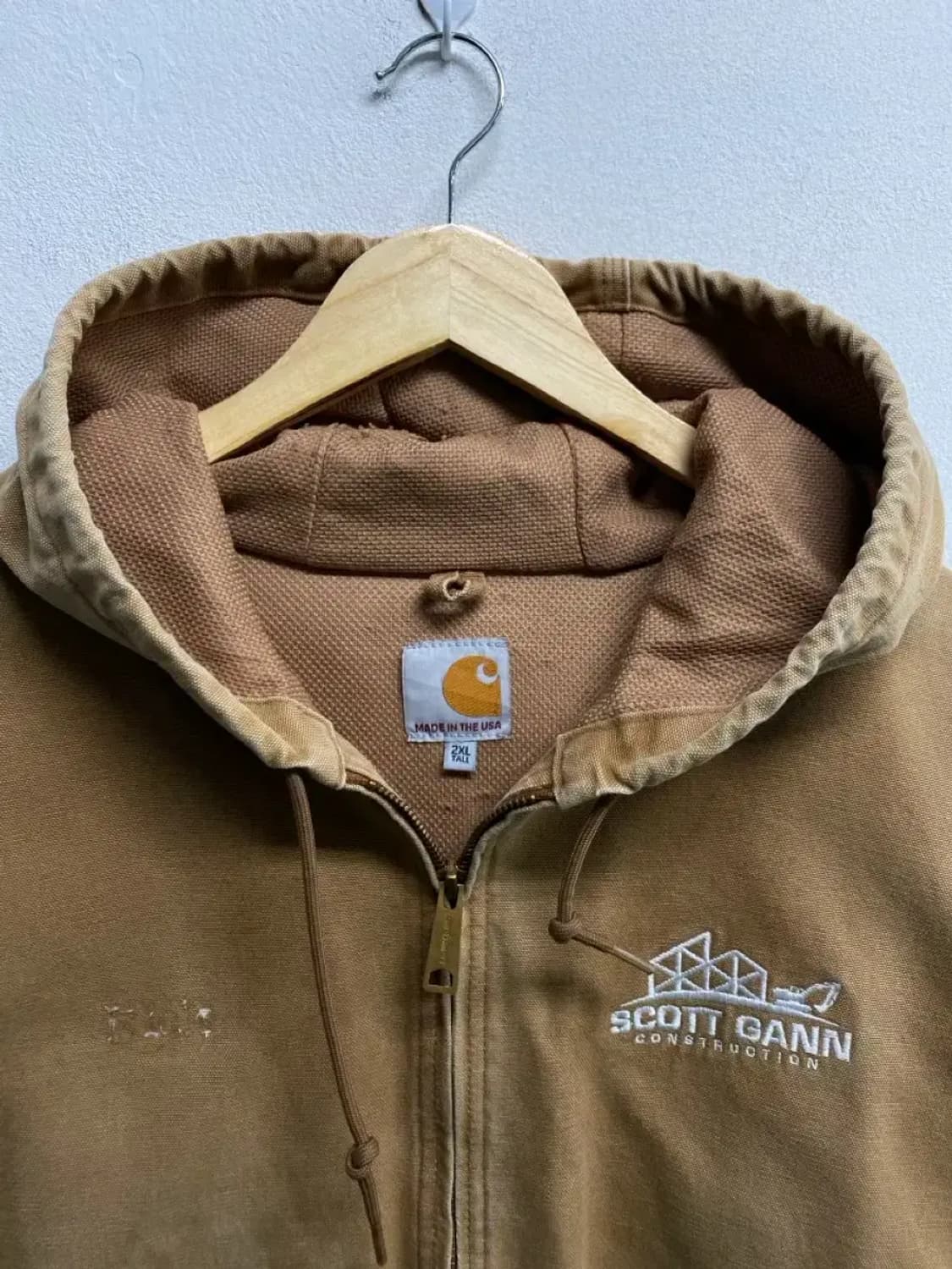 칼하트 J131 액티브 카멜 후드 점퍼 2XL 상품이미지5