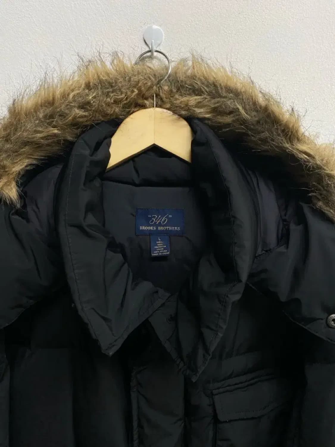 브룩스 브라더스 블랙 패딩 L 상품이미지4