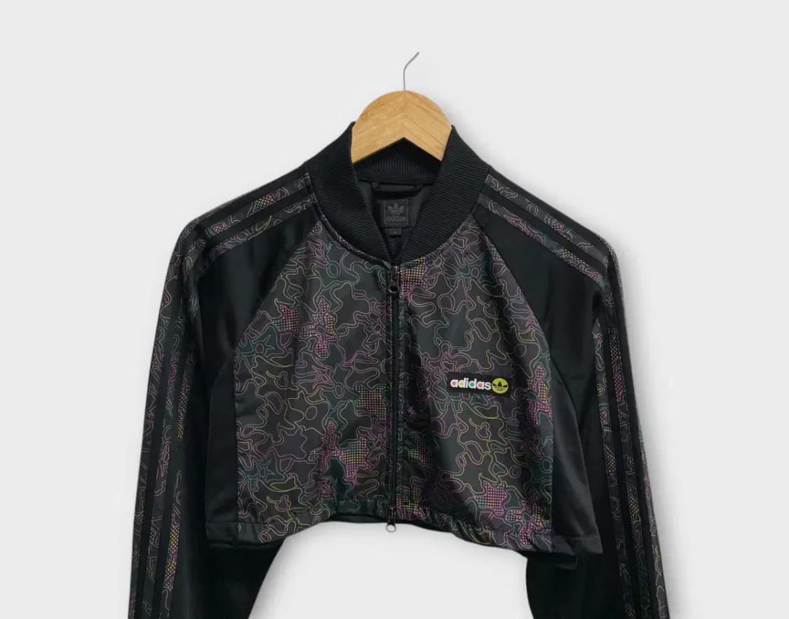 아디다스 크롭 져지 트랙탑 S-M 상품이미지2