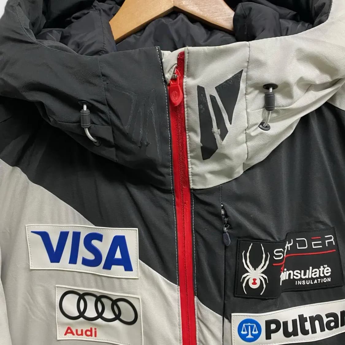 스파이더 US스키팀 레플리카 패딩 XL 상품이미지2