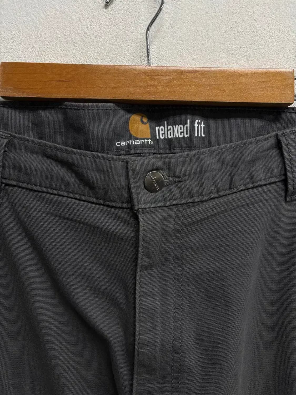 칼하트 Carhartt 심플 코튼 팬츠-40X32 상품이미지6