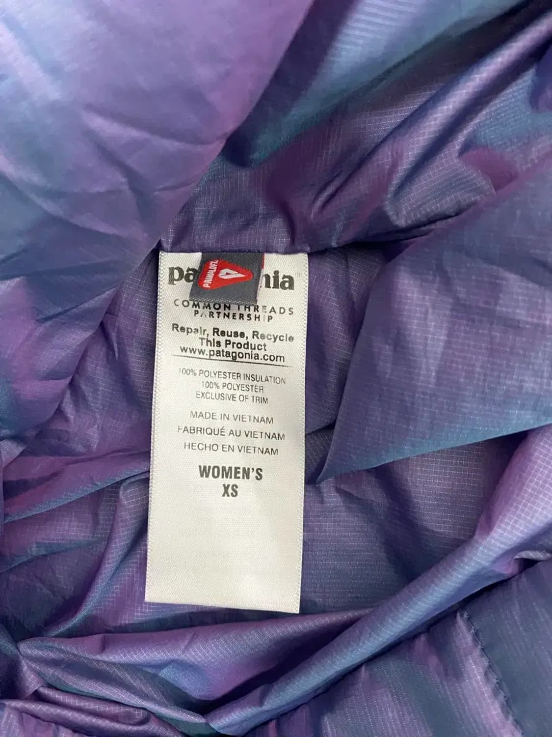 파타고니아 샤인 경량패딩 XS 상품이미지6