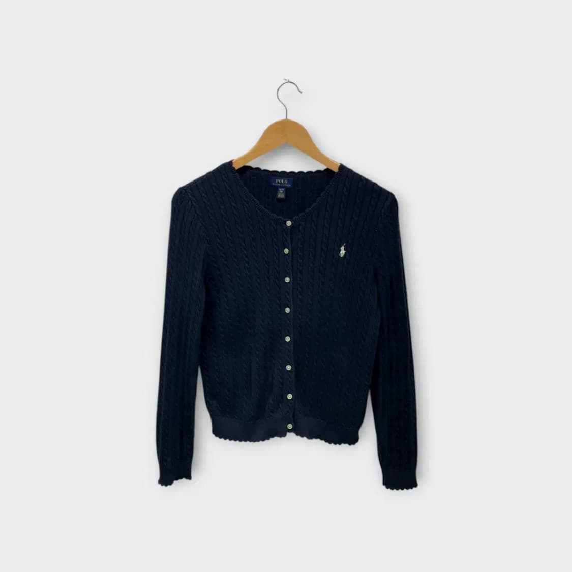 폴로 랄프로렌 케이블 가디건  XS-S가능 상품이미지1