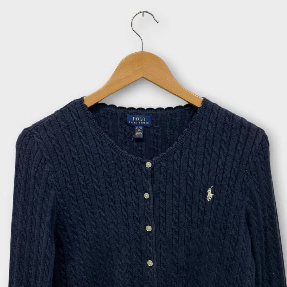 폴로 랄프로렌 케이블 가디건  XS-S가능 상품이미지2