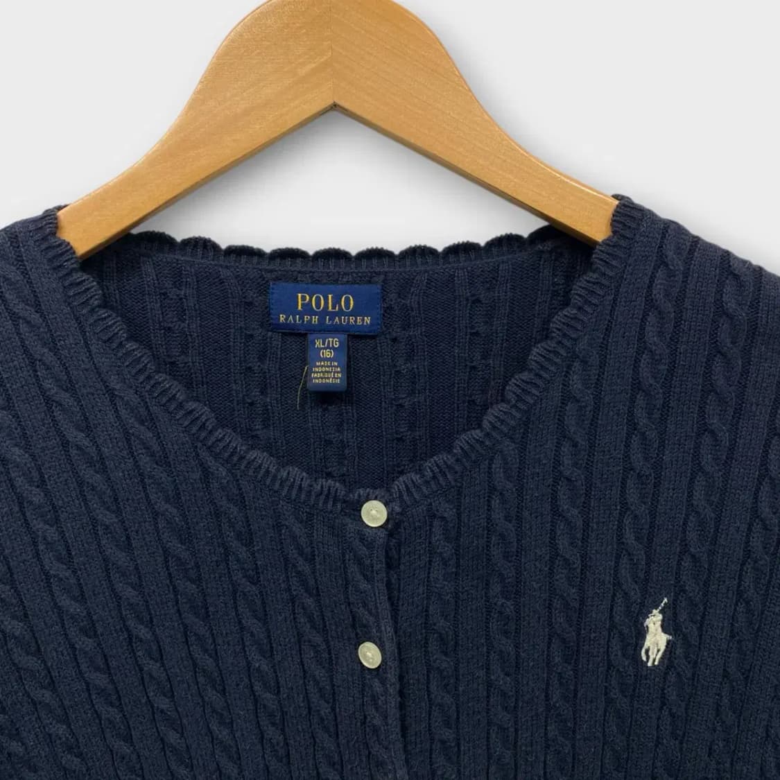폴로 랄프로렌 케이블 가디건  XS-S가능 상품이미지4