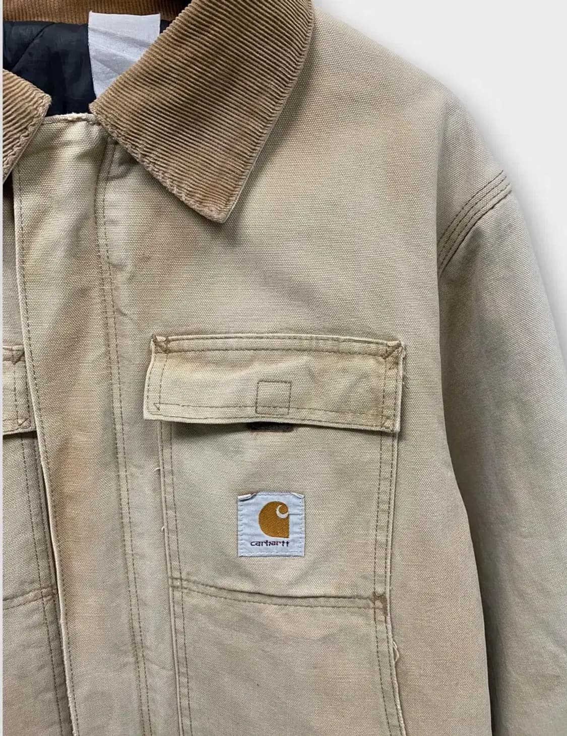 칼하트 90's 썬페이딩 캔버스 워크자켓 XL 상품이미지3