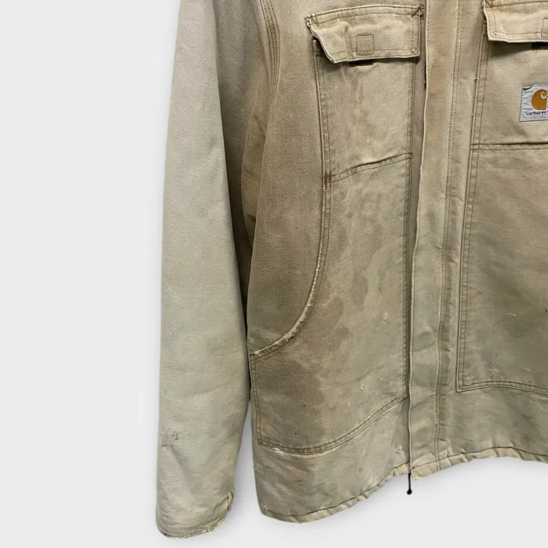 칼하트 90's 썬페이딩 캔버스 워크자켓 XL 상품이미지6