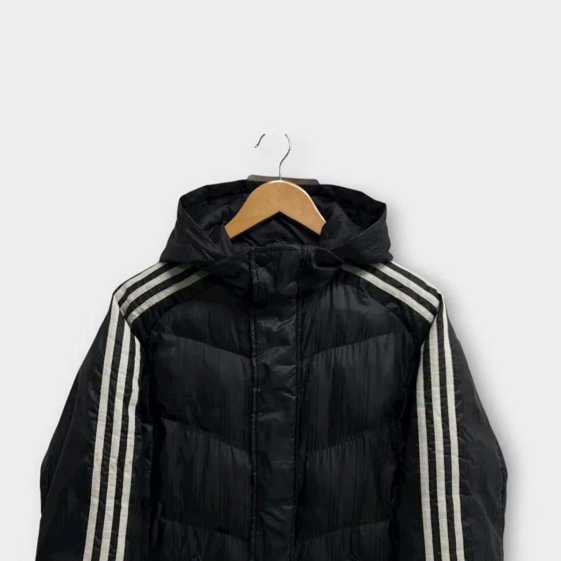 아디다스 삼선 블랙 롱패딩-150호 상품이미지2