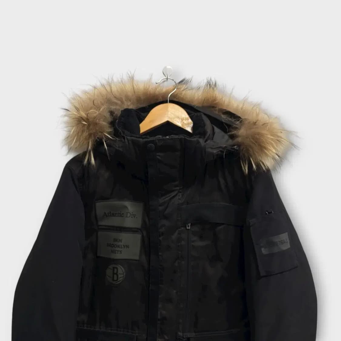 NBA 너구리털 다운패딩 M 상품이미지2