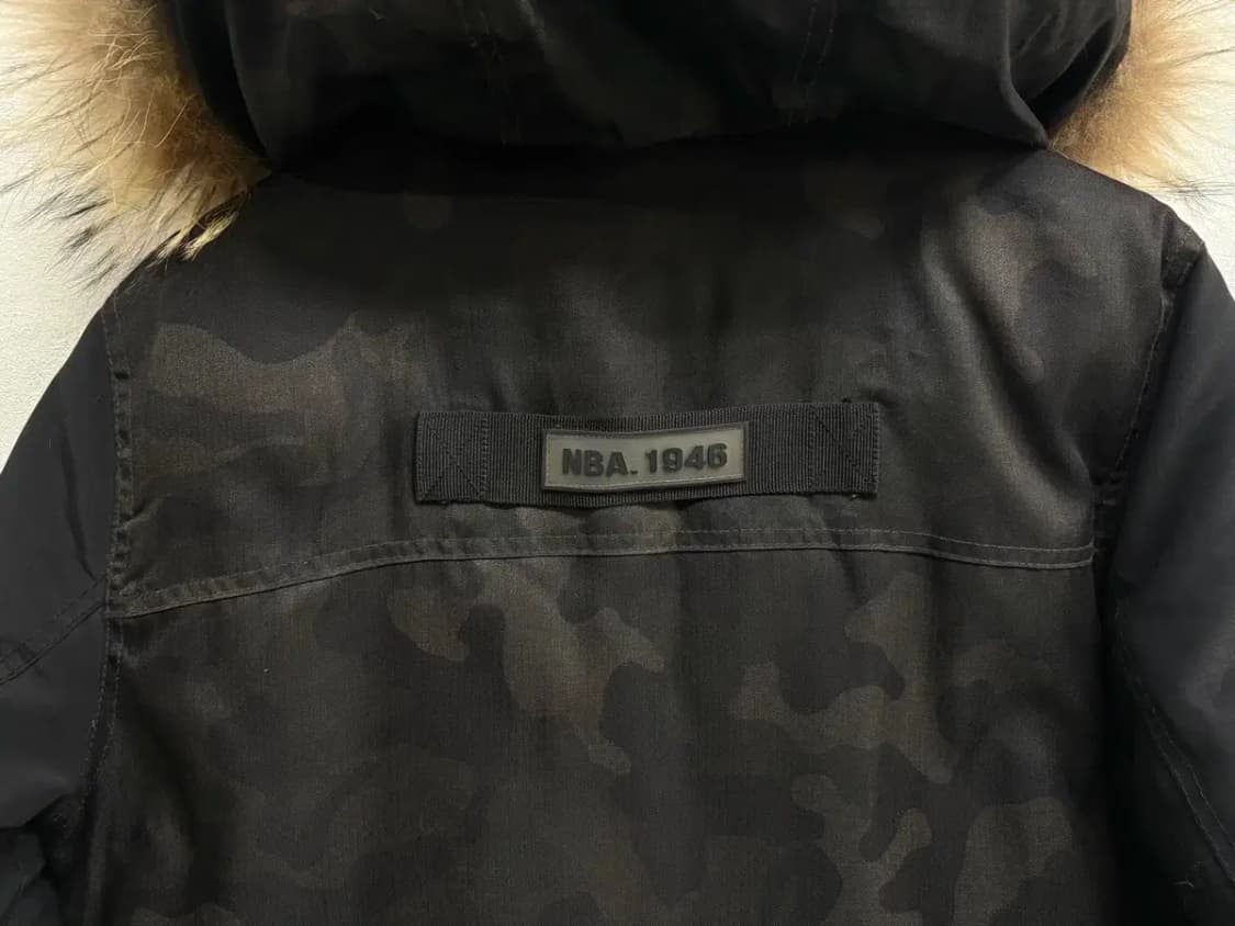 NBA 너구리털 다운패딩 M 상품이미지8