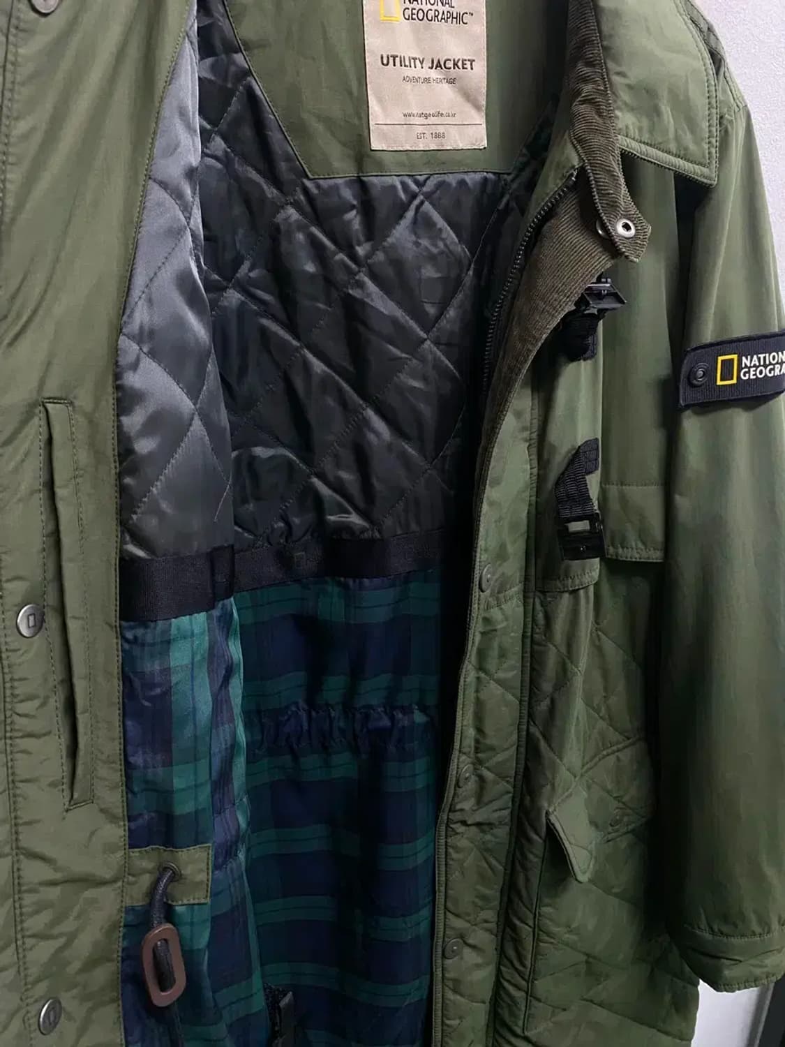 내셔널지오그래픽 사파리 누빔 야상 XL 상품이미지5