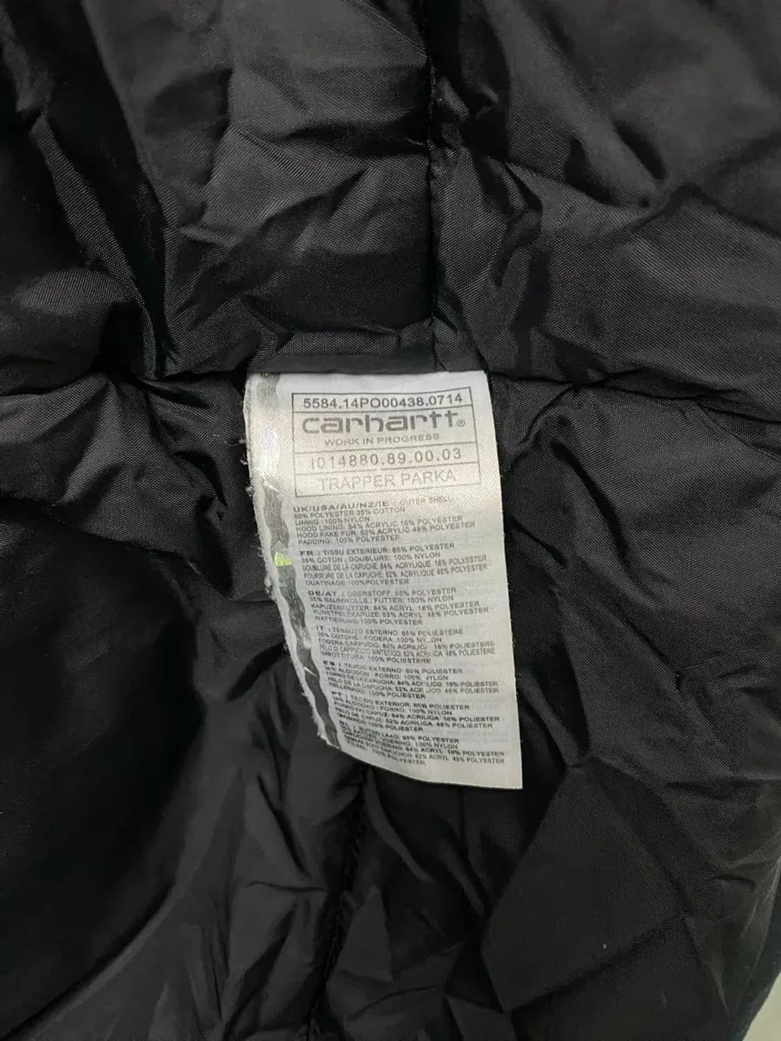 칼하트 CARHARTT 트래퍼 파카 패딩 M-L 상품이미지7