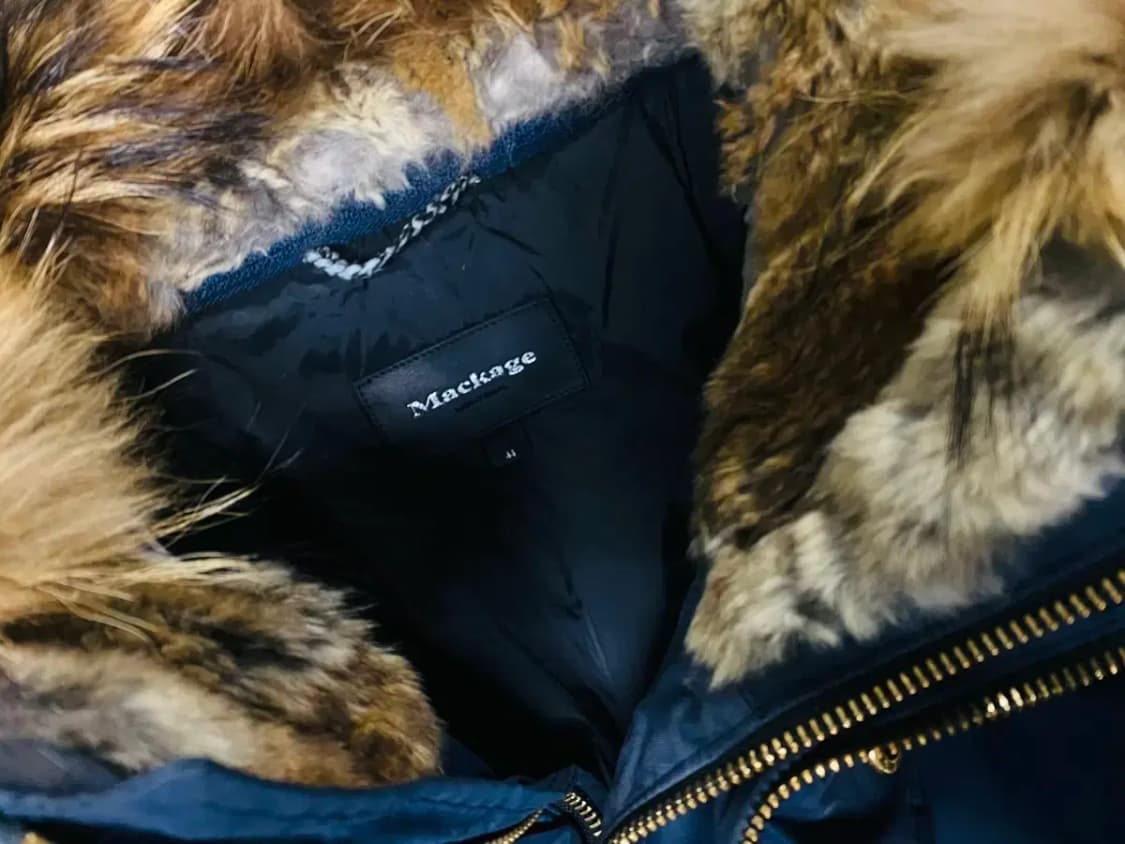 맥케이지 딕슨 봄버 브라운퍼 패딩 - 44사이즈 상품이미지2