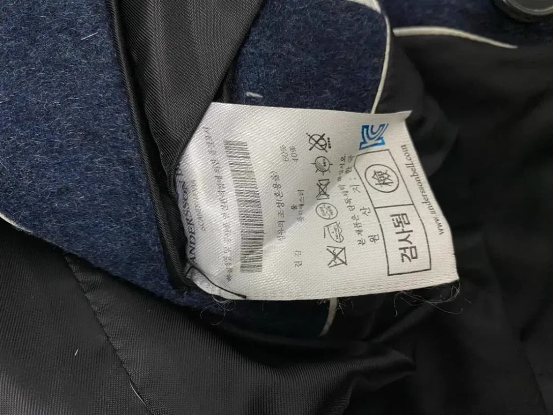 앤더슨벨 울 더블 코트 M 상품이미지8