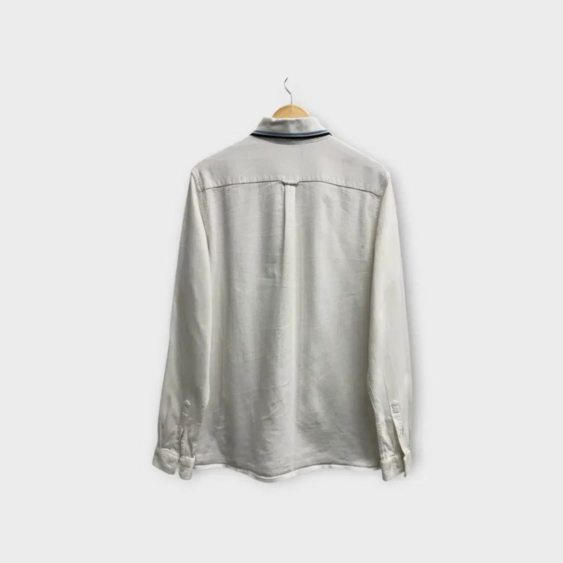 프레드페리 화이트 코튼 폴로 셔츠 L 상품이미지3