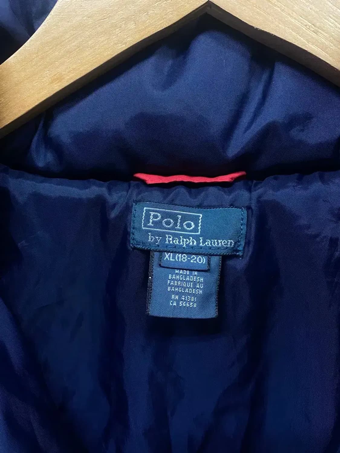 폴로 랄프로렌 레드 덕다운 푸퍼 패딩 M 상품이미지5