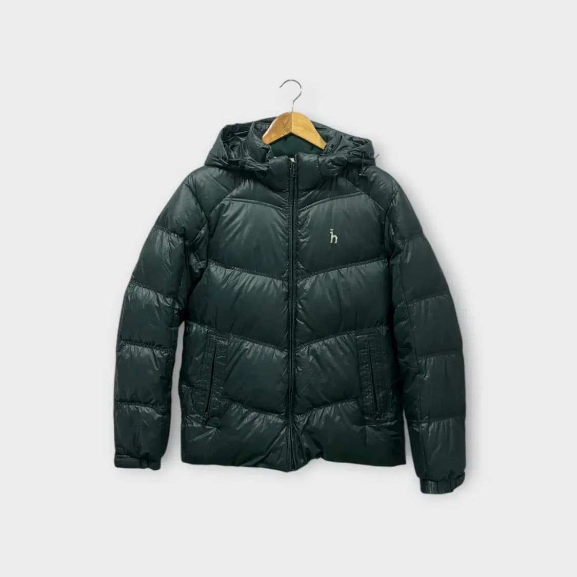 헤지스 프리미엄 유광 덕다운 패딩 95 상품이미지1