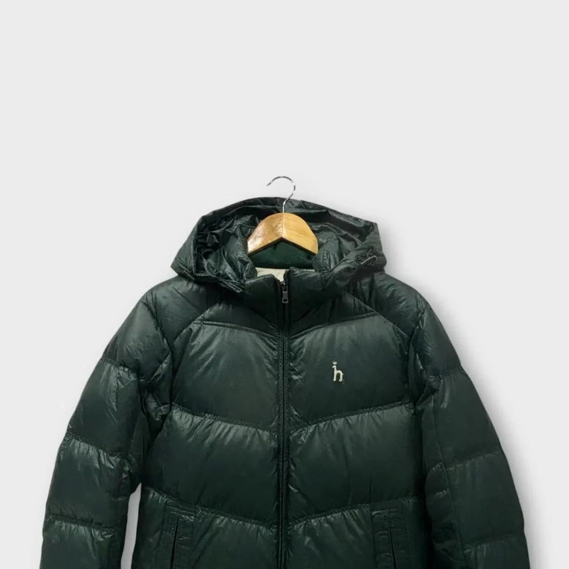 헤지스 프리미엄 유광 덕다운 패딩 95 상품이미지2